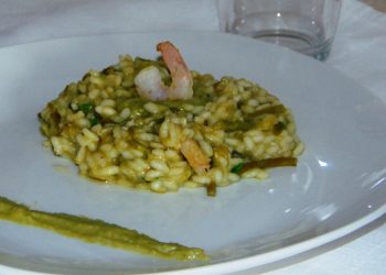 risotto asparagi e gamberetti