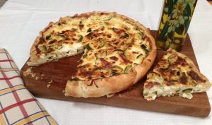 torta salata con zucchine e crescenza torta salata con zucchine e crescenza