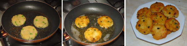 In una padella scaldate dell’olio e quando sarà ben caldo fatevi cuocere le polpette per circa 5 minuti, rigirandole da entrambi i lati in modo da far dorare la crosticina. Servite le Allo Tiki calde.