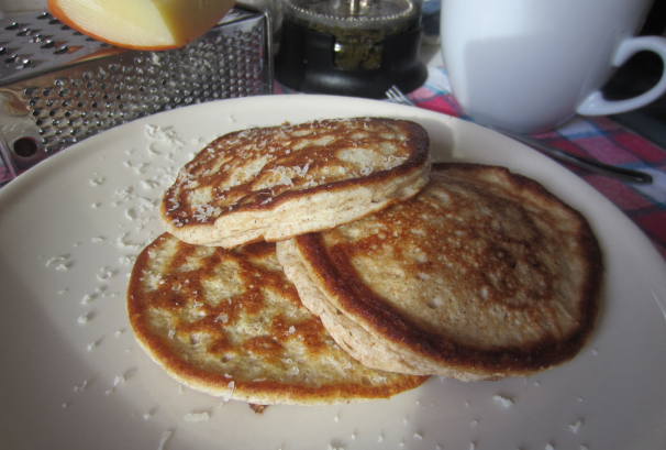 Ed ecco una foto dei blinis pronti per essere serviti: