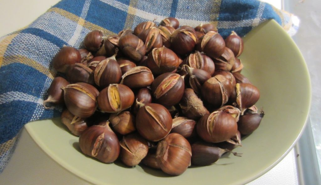 castagne al forno