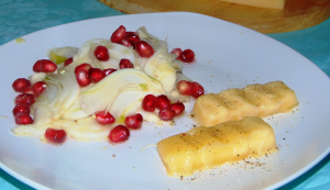 insalata di finocchi con melagrana insalata di finocchi con melagrana