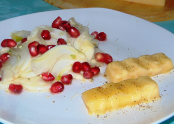 insalata di finocchi con melagrana