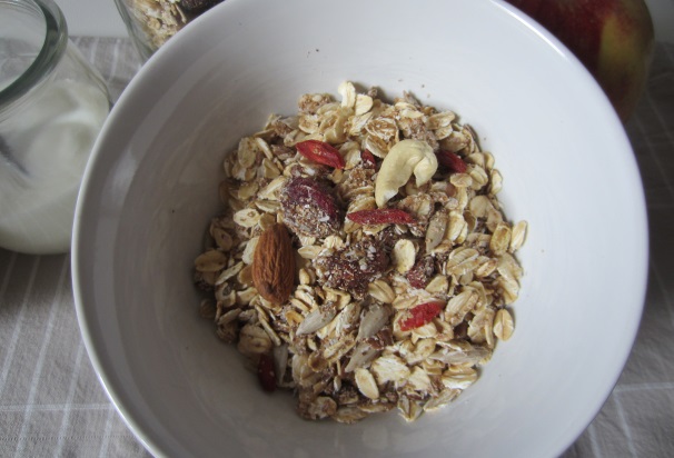 Ed ecco una foto del muesli pronto: