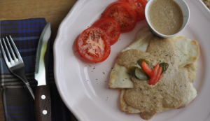 pollo con salsa alle mandorle pollo con salsa alle mandorle