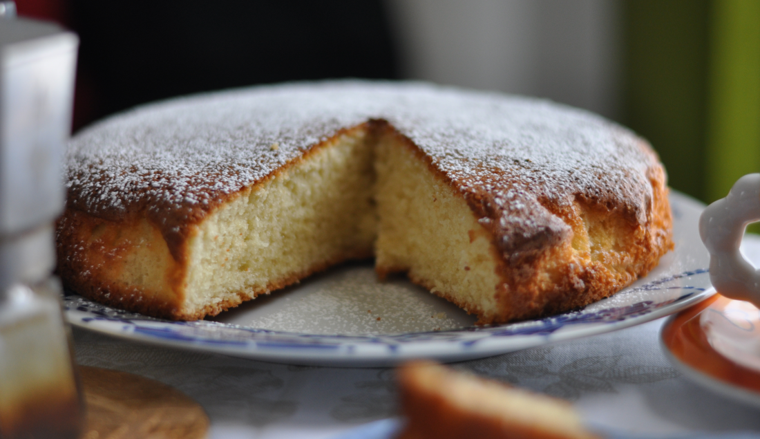 torta al limone e mandorle