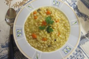 zuppa di orzo perlato zuppa di orzo perlato