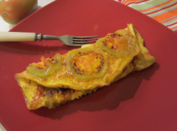 frittata con pomodori verdi