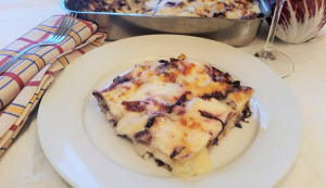 lasagne radicchio e taleggio lasagne radicchio e taleggio