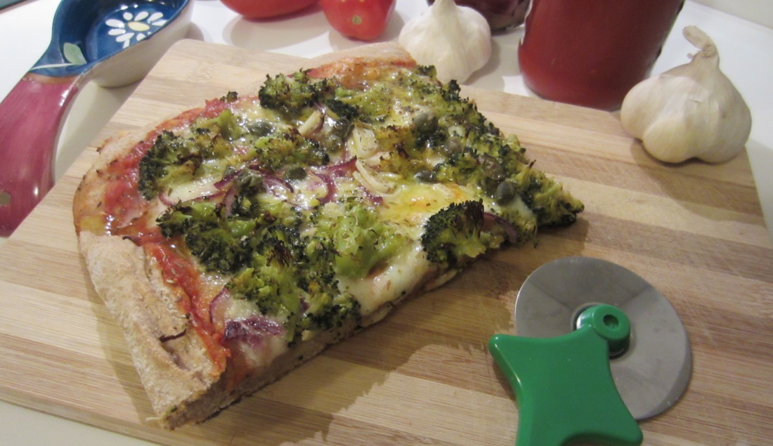Pizza integrale con broccoli Ricette