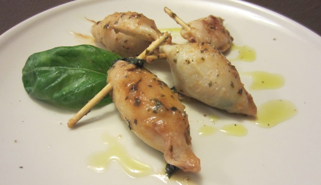 Calamari ripieni con purea di patate