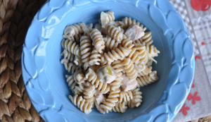 pasta salmone e porri pasta salmone e porri