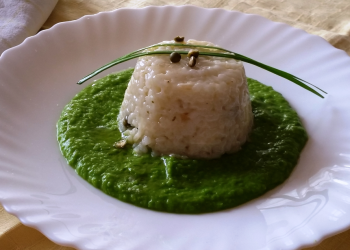 risotto al pepe verde