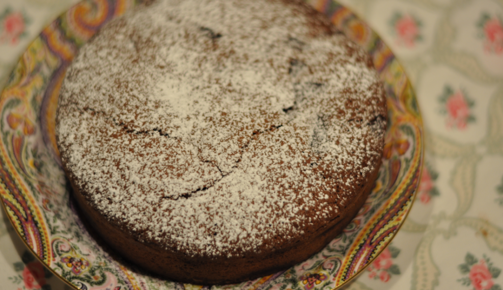 Torta di cioccolato e pere senza lattosio