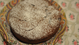 Torta di cioccolato e pere senza lattosio Torta di cioccolato e pere senza lattosio