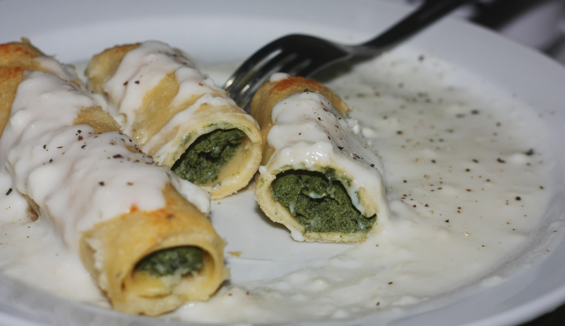 cannelloni ricotta e spinaci