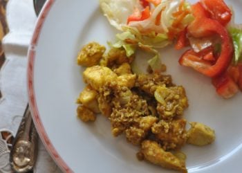 Bocconcini di pollo al curry