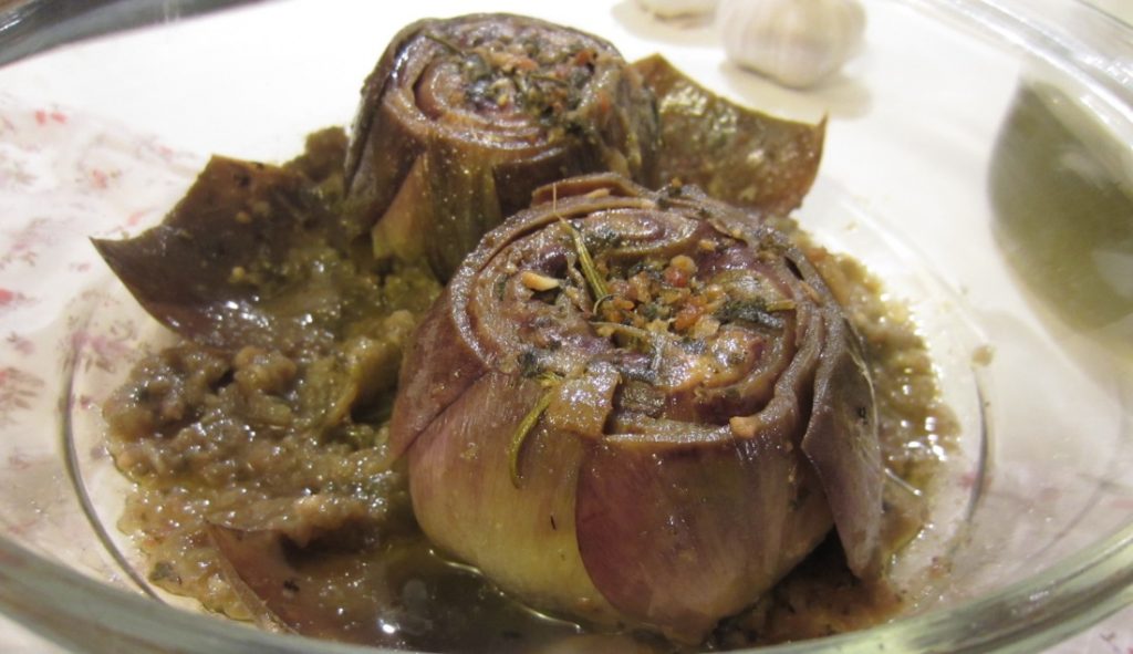 carciofi alla romana