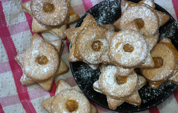 Ed ecco una foto dei biscotti pronti per essere gustati: