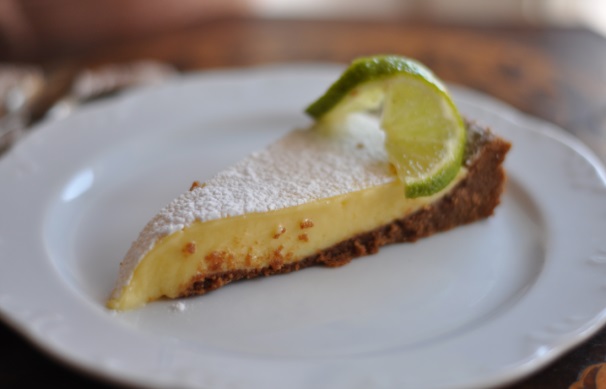 Ed ecco la foto di una fetta di questa deliziosa crostata: