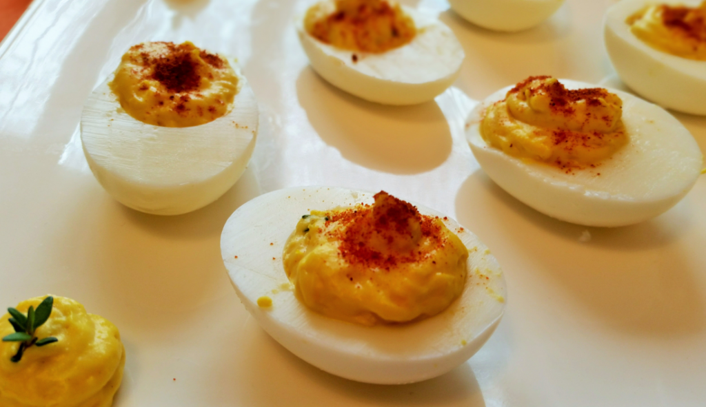 deviled eggs