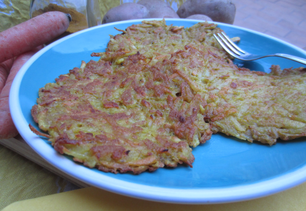 Ed ecco una foto delle frittelle pronte: