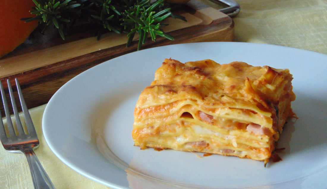 lasagne con zucca