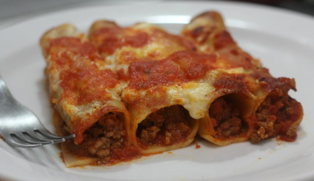 cannelloni ripieni di carne