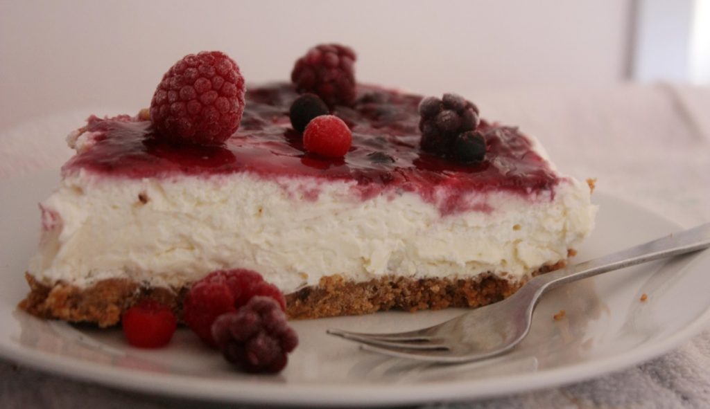 cheesecake ai frutti di bosco