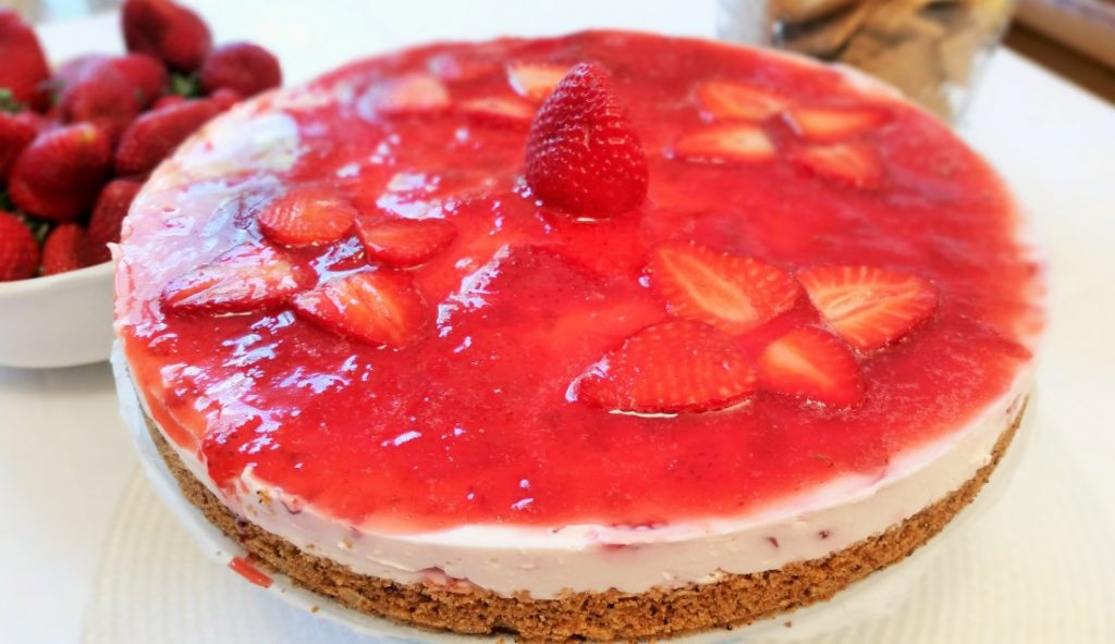 cheesecake alle fragole