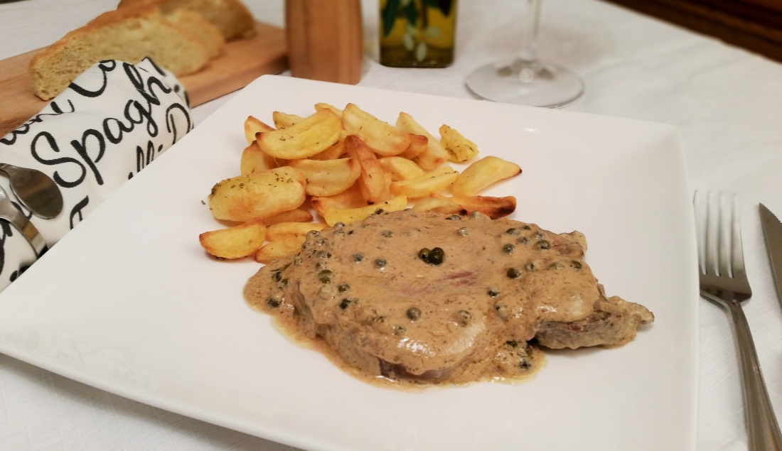 Filetto al pepe verde