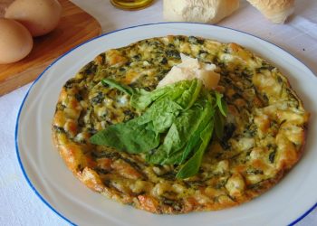 frittata di spinaci al forno