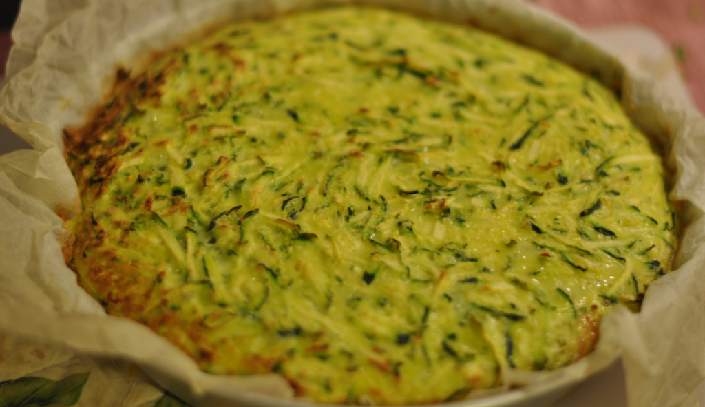 frittata di zucchine al forno