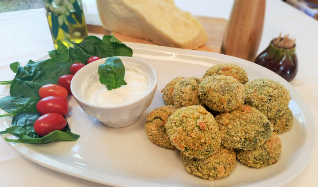 polpette spinaci e ricotta