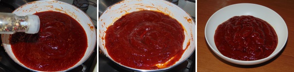 Spegnete il fuoco ed arricchite la salsa con una macinata generosa di pepe. Lasciate che si raffreddi, quindi versate la salsa in una ciotola e conservatela in frigo con un coperchio ermetico o con della pellicola da cucina.