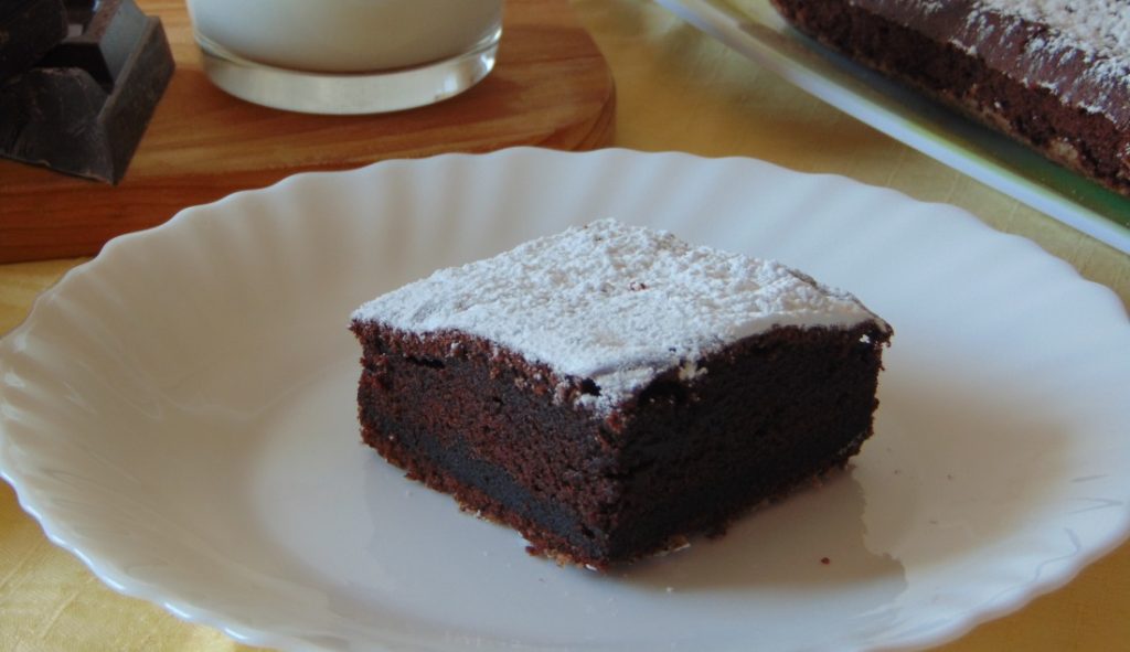 torta al cioccolato senza uova