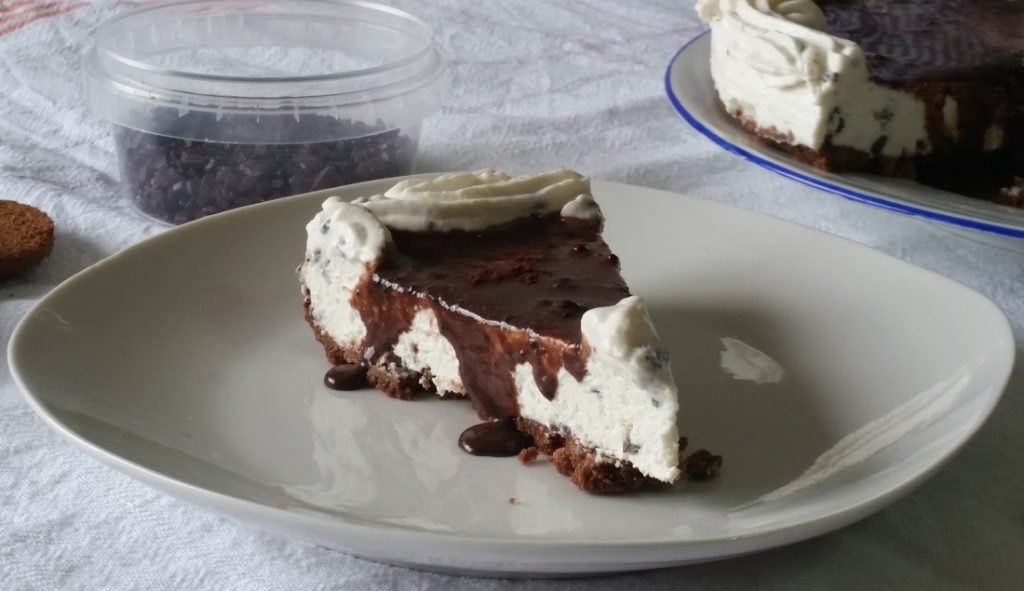 cheesecake ricotta e cioccolato