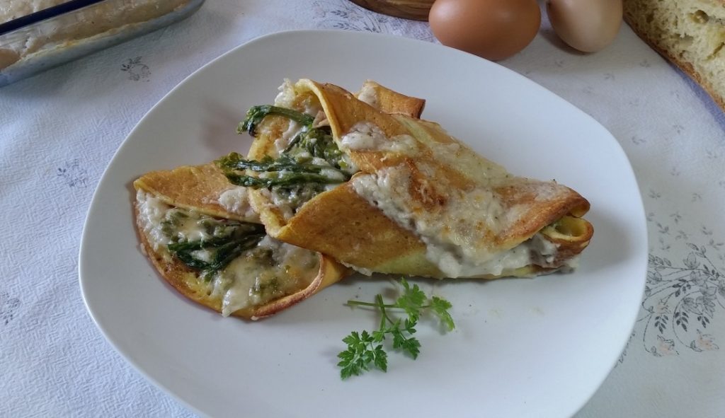 crepes agli asparagi