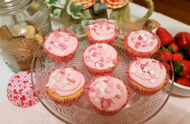 Ed ecco una foto di questi deliziosi cupcake alla vaniglia pronti per essere assaporati.
 