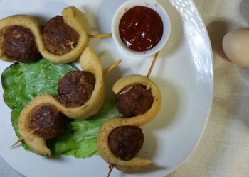 spiedini di polpette