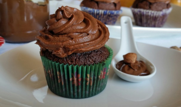 Ed ecco i cupcake alla Nutella pronti per essere serviti.