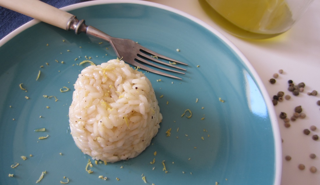 risotto pepe e limone