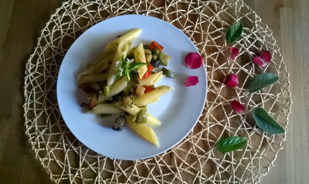 L’ortolana mantecata al pecorino è pronta per essere servita.