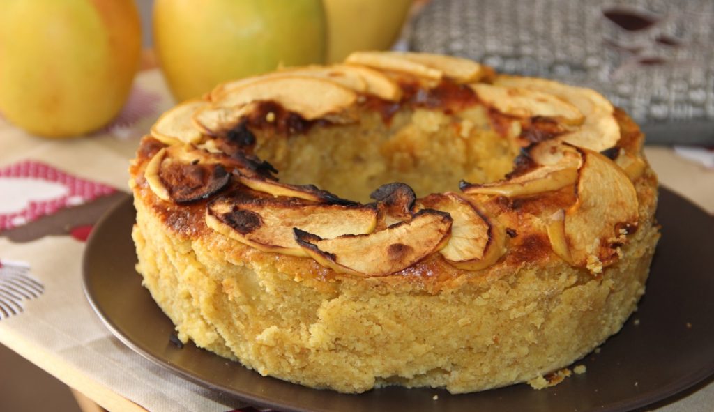 ciambellone di mele e ricotta