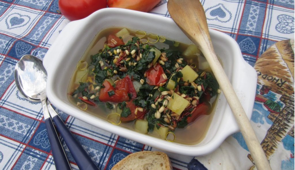 1 Minestrone di farro e verdure