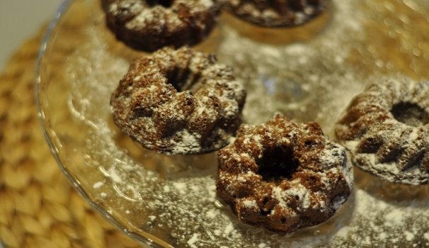 Ed ecco i mini bundt al caffè pronti per essere gustati