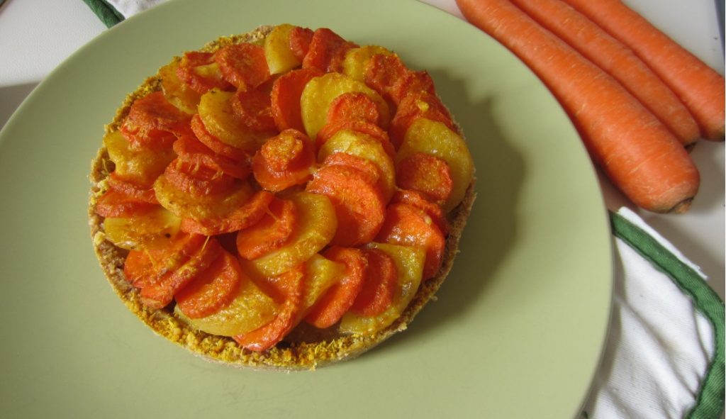 Torta di carote e patate saporita