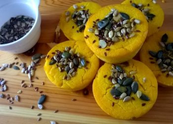 Impiattamento finale: muffin alla zucca