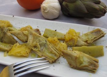 Carciofi all'arancia squisiti