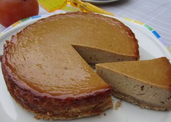 Cheesecake di cachi delizioso